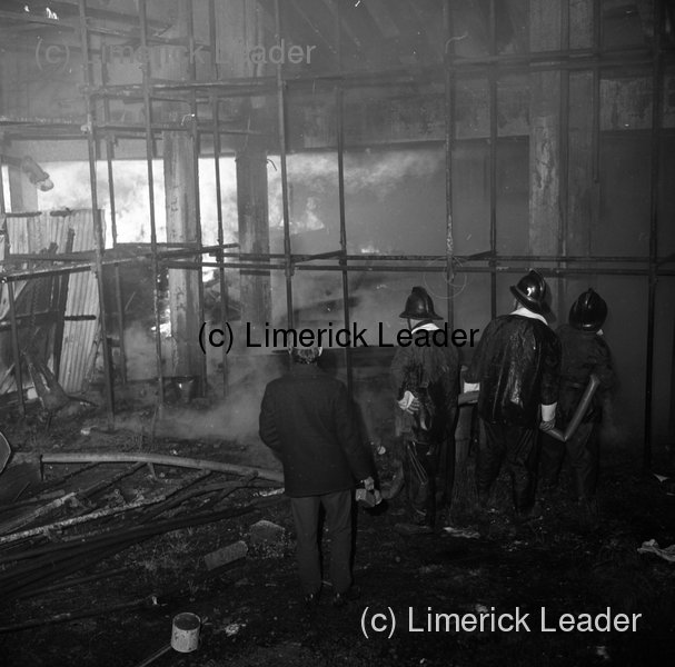 Fire at Pat Cullen Plant at Ballysimon Road 1971 From Limerick With Love